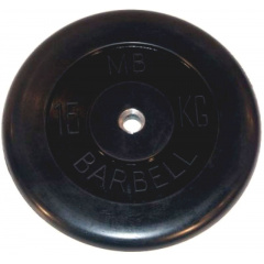 MB Barbell 15 кг металлическая втулка из каталога дисков для штанги с посадочным диаметром 26 мм.  в Москве по цене 6250 ₽