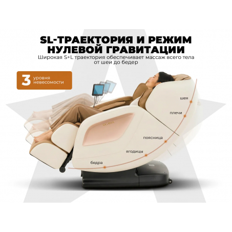 Рендер-1 для OGAWA Орбита | Sonic-X OG5572 Бежевое