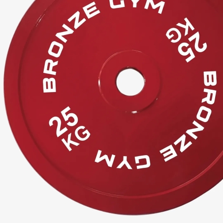 Рендер-0 для Bronze Gym для пауэрлифтинга красный 25 кг BGPLCL250