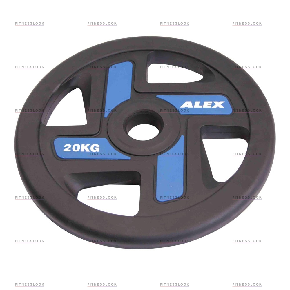 Alex полиуретановый 50 мм - 20 кг в Москве по цене 12903 ₽ в категории диски для штанги 50 мм. Aerofit
