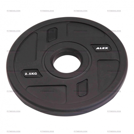 Диск для штанги AeroFit Alex полиуретановый 50 мм -  2.5 кг