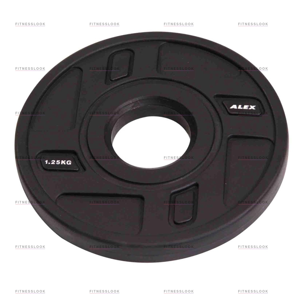 Alex полиуретановый 50 мм -  1.25 кг в Москве по цене 1587 ₽ в категории диски (блины) для штанг и гантелей Aerofit