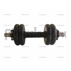 MB Barbell Atlet разборная - 6.5 кг из каталога обрезиненных гантелей в Москве по цене 2862 ₽