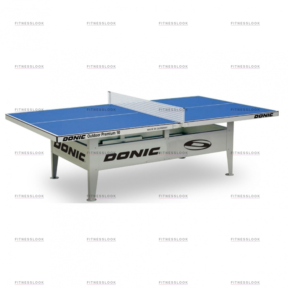 Donic Outdoor Premium 10 синий из каталога антивандальных теннисных столов в Москве по цене 259990 ₽