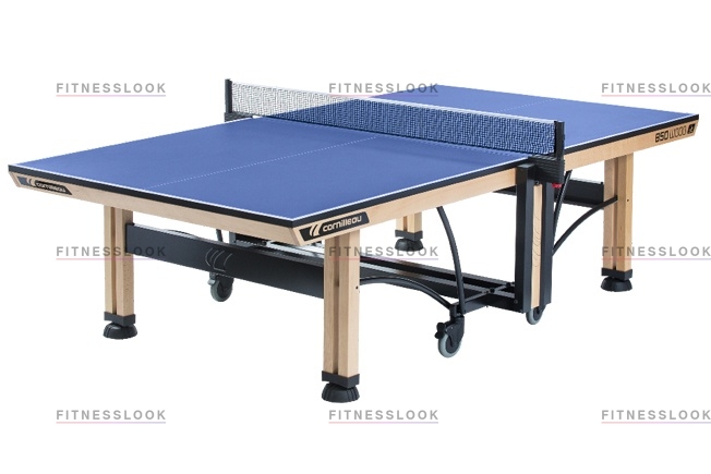 Cornilleau Competition 850 Wood - синий из каталога теннисных столов для помещений в Москве по цене 241000 ₽