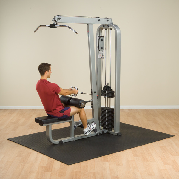 Body Solid ProClub  - вертикальная/горизонтальная тяги SLM-300G упражнения на - мышцы спины
