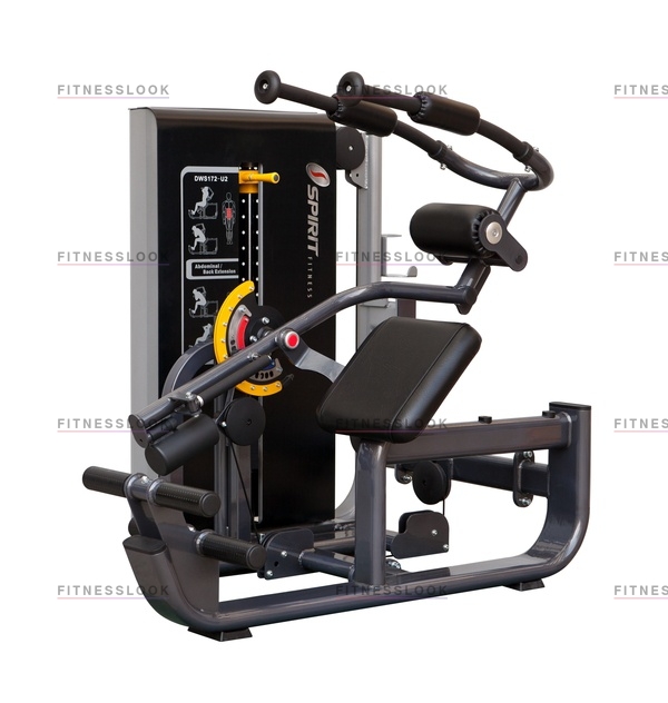Грузоблочный тренажер Spirit DWS172-U2 - пресс-машина/разгибание спины