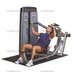 Body Solid ProDual DPRS-SF - жим от груди / жим от плеч из каталога грузоблочных тренажеров в Москве по цене 358700 ₽