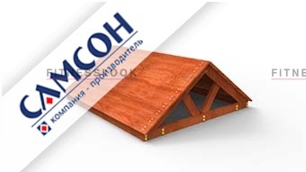 Самсон Крыша деревянная из каталога аксессуаров к игровым комплексам в Москве по цене 8600 ₽
