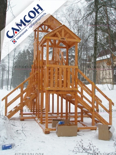 Зима в Москве по цене 471400 ₽ в категории зимние деревянные горки Самсон