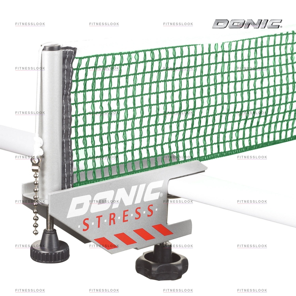 Stress - серый/зеленый в Москве по цене 7990 ₽ в категории сетки для настольного тенниса Donic