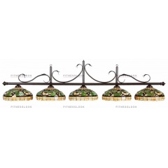 Weekend Лампа на пять плафонов Sonoma из каталога ламп/светильников витражных в Москве по цене 80935 ₽