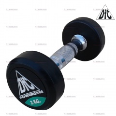 DFC PowerGym пара - 2 кг из каталога обрезиненных гантелей в Москве по цене 2300 ₽