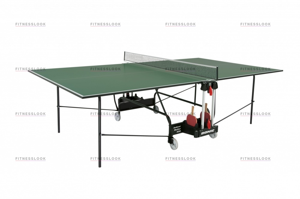 Donic Indoor Roller 400 - зеленый из каталога теннисных столов для помещений в Москве по цене 45990 ₽