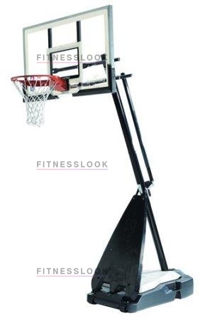Баскетбольная стойка мобильная Spalding Glass Hybrid Portable — 54″