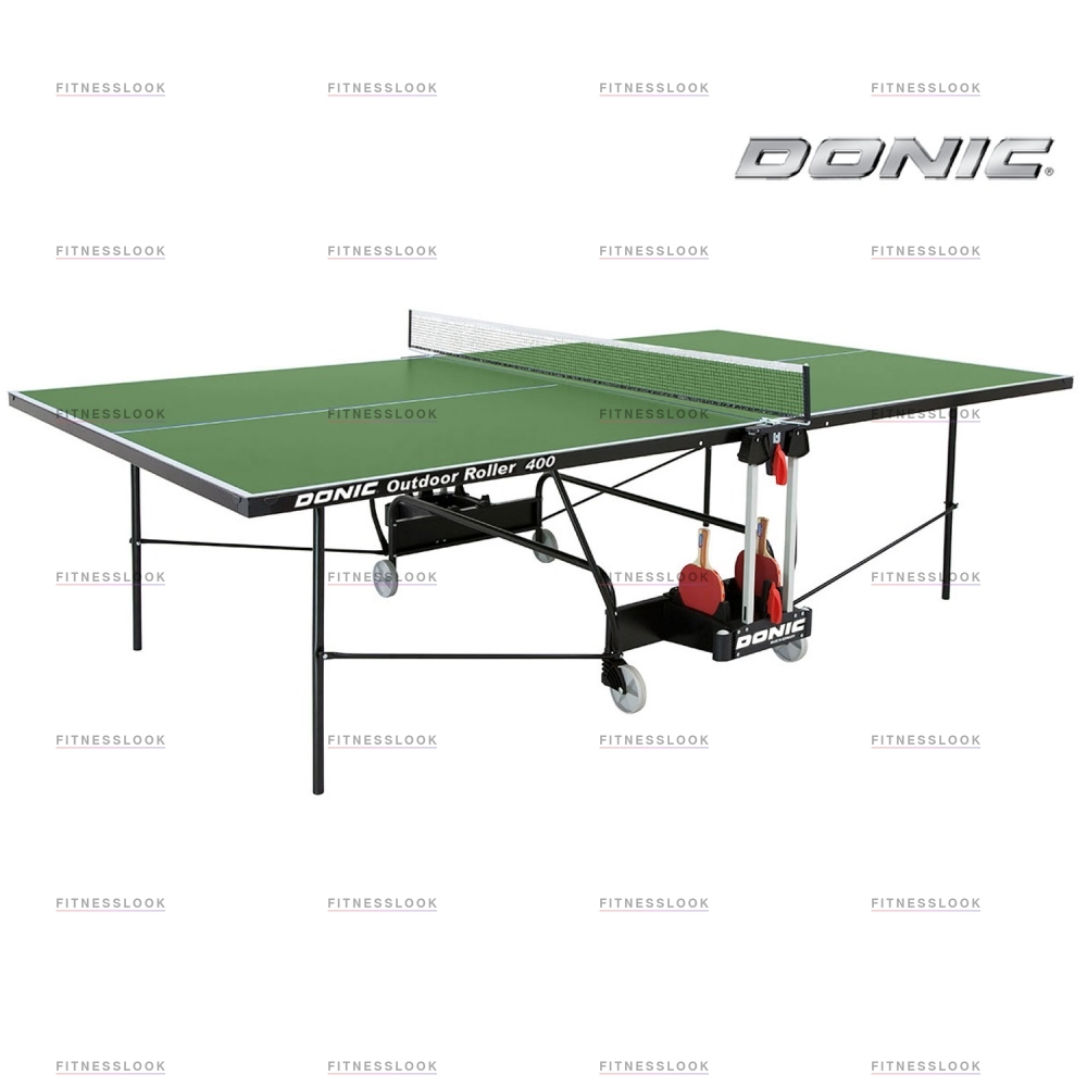 Donic Outdoor Roller 400 - зеленый из каталога всепогодных теннисных столов в Москве по цене 89990 ₽