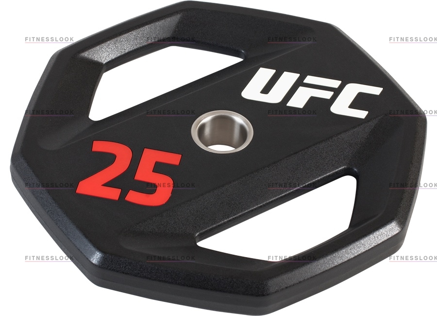 UFC олимпийский 25 кг 50 мм из каталога дисков для штанги с посадочным диаметром 50 мм. в Москве по цене 25050 ₽