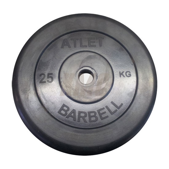MB Barbell Atlet 50 мм - 25 кг из каталога дисков для штанги с посадочным диаметром 50 мм. в Москве по цене 7325 ₽