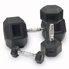 Body Solid гексагональная 50 кг. SDRK50 из каталога обрезиненных гантелей в Москве по цене 24132 ₽