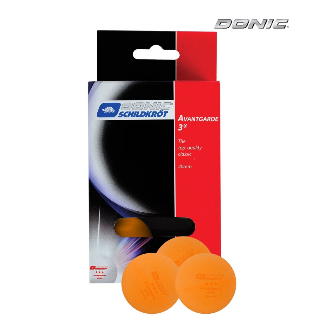 Avantgarde (6 шт.) - оранжевый в Москве по цене 590 ₽ в категории мячи для настольного тенниса Donic