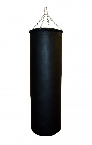 Подвесной боксерский мешок и груша Рокки 130х40 см. 55 кг. экокожа