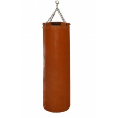 Подвесной боксерский мешок и груша Рокки 110х35 см. 45 кг. кожа в СПб по цене 27880 ₽